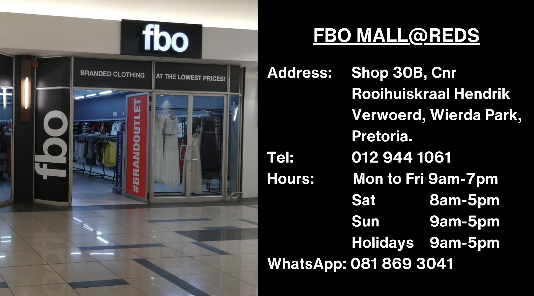 Find a store details